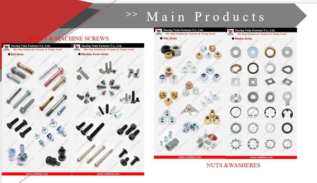 Vodafast Carbon Steel Stainless Steel Hex Nuts